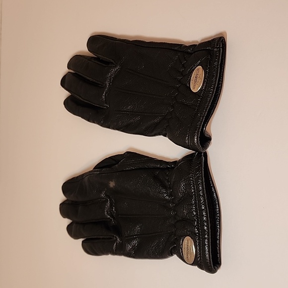 Harley-Davidson Black Leather Gloves - Picture 3 of 10